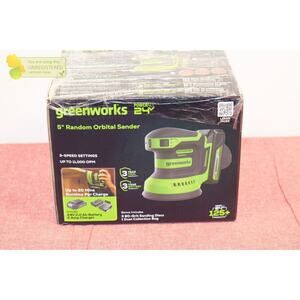 Greenworks POWERALL 24V Cordless 5in Orbital Sander (Incomplete)